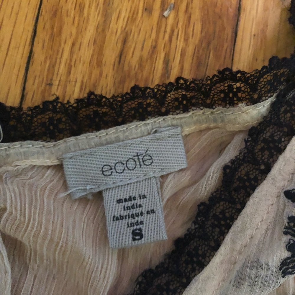 Sheer Embroidered Tank - Picture 2 of 2